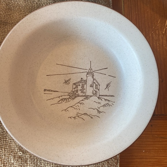 French stoneware Va Au Lave- Vaiselle fishing village Set of 4 - handmade. - Picture 7 of 14